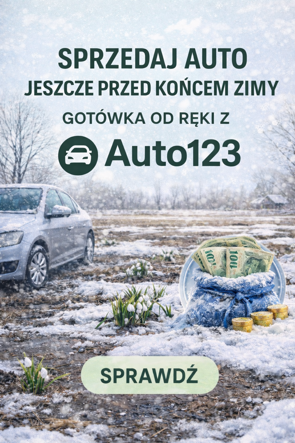 Sprzedaj auto jeszcze przed końcem zimy – gotówka od ręki z Auto123